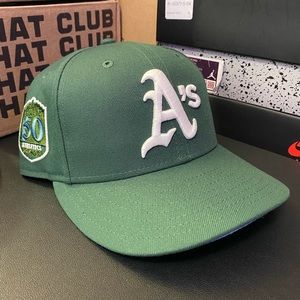 OAKLAND ATHLETICS 50TH ANNIVERSARY ECAPCITY NEW ERA EXCLUSIVE 59FIFTY FITTED